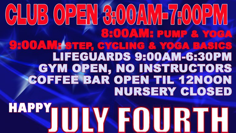 4th of July 2016 schedule at Red's in Lafayette, La
