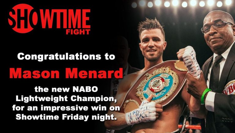 Mason Menard Wins NABO title.