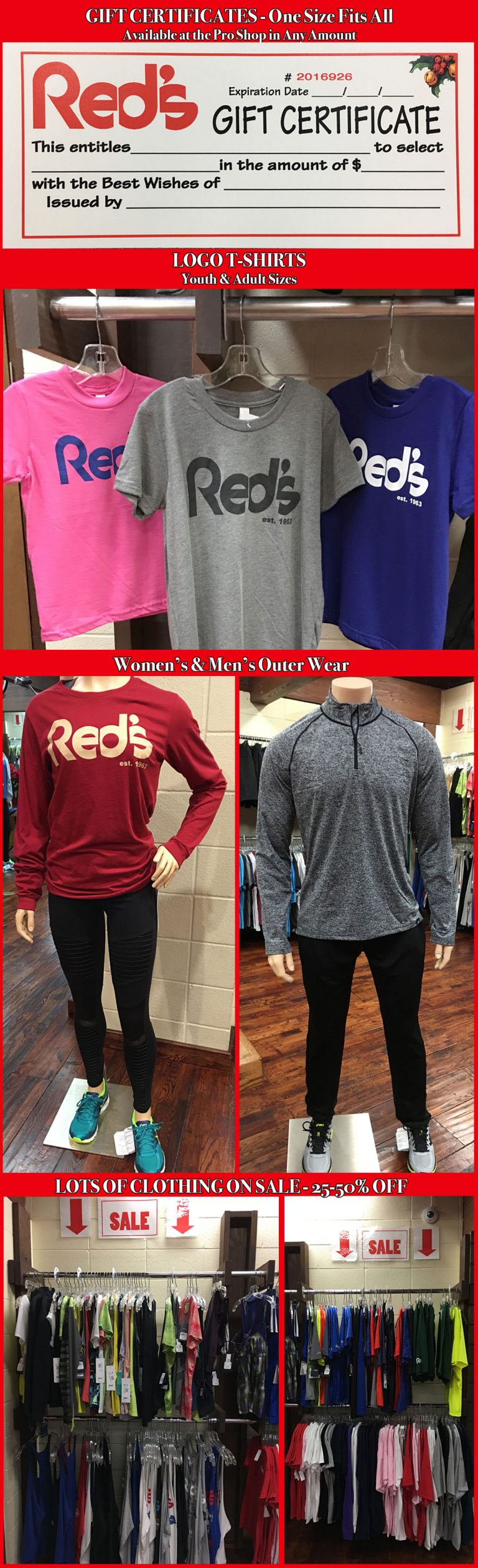 Gift Ideas at Red's