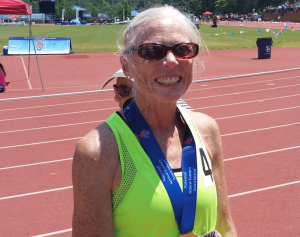 Caryl Chlan at the National Senior Games 2017.