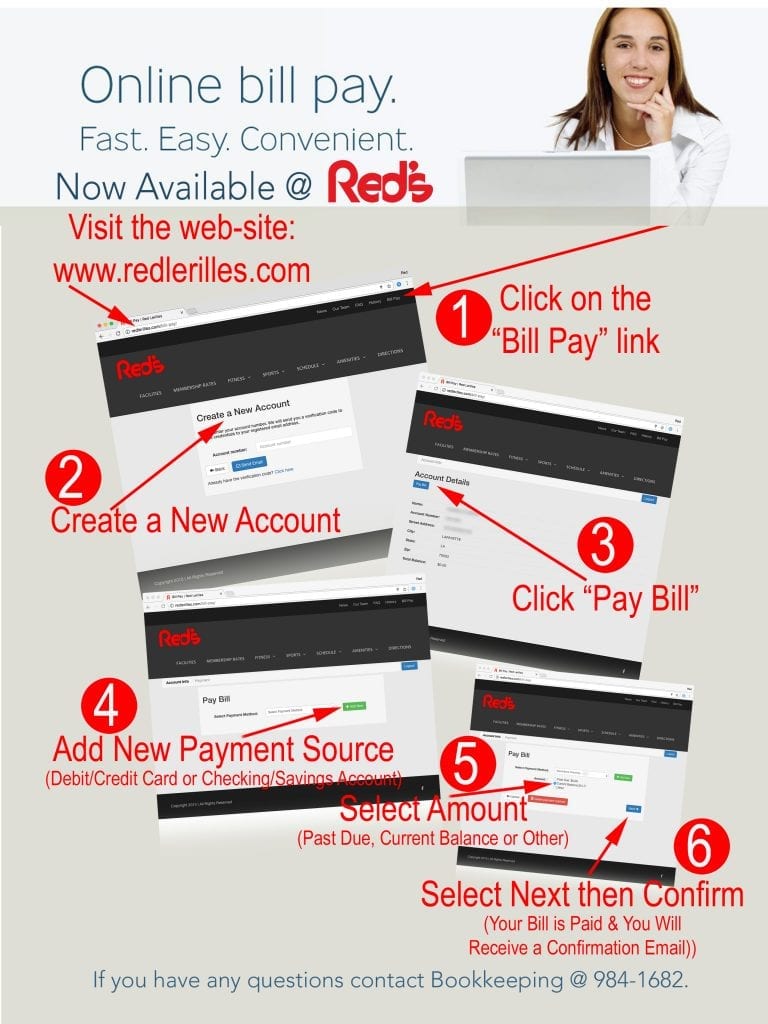 How to pay your Red's bill on-line