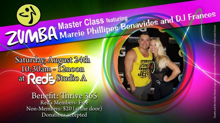 Zumba Master Class at Red's